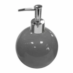 Promo ⭐ Paris prix Distributeur de Savon "Bullea" 16cm Anthracite 💯