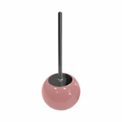 Bon marché ✔️ Paris prix Brosse WC Design "Bullea" 37cm Rose Poudré ⭐