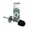 Grosses soldes 🥰 Paris prix Brosse WC Imprimée "Panazio" 37cm Vert & Blanc 😀 -Accessoires pour la maison Soldes 3574388018423 1