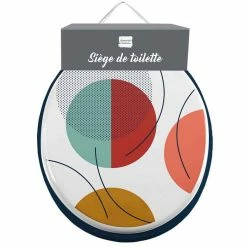 Remise 🤩 Paris prix Abattant WC Imprimé "Color Pop" 47cm Bleu 🤩 -Accessoires pour la maison Soldes 3574388018577 2