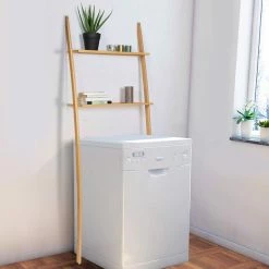 Vente flash 🌟 IDMARKET Etagère dessus WC bambou MAYA 🎁 -Accessoires pour la maison Soldes 3662897027361 3
