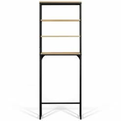 Acheter 👏 IDMARKET Meuble étagère dessus WC 4 étagères DETROIT design industriel 🛒 -Accessoires pour la maison Soldes 3662897029051 4