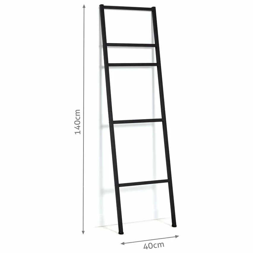 Coupon ❤️ IDMARKET Porte-serviettes échelle 5 niveaux DALLAS métal noir design industriel 🔥 8 Coupon ❤️ IDMARKET Porte-serviettes échelle 5 niveaux DALLAS métal noir design industriel 🔥 – Image 6