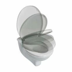 Grosses soldes ✔️ Tendance Abattant WC Blanc avec frein de chute et déclipsable 😉 -Accessoires pour la maison Soldes 3664323123678 3