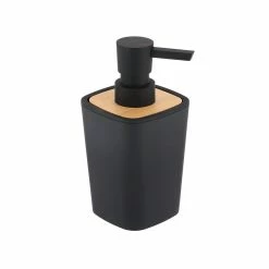 De gros 🔥 Tendance Distributeur à Savon ou lotion Vert sauge et Bambou 380 ml 🥰 -Accessoires pour la maison Soldes 3664323139150 1