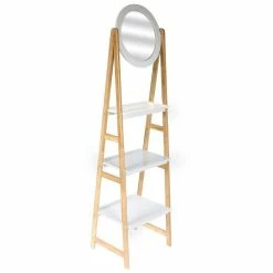 Coupon ⌛ The Home Deco Factory Etagère en bambou avec miroir Copenhague 🤩