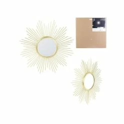 De gros ⭐ The Home Deco Factory HOME DECO Factory Miroir soleil Petit format - 19,5 cm M12 HD4356 ⭐ -Accessoires pour la maison Soldes 3664944185031 3