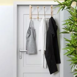 Le moins cher 🧨 Paris prix Patère à Suspendre "Porte-Manteaux" 29cm Beige ✔️ -Accessoires pour la maison Soldes 3664944333920 3