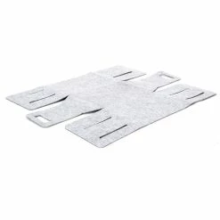 Le moins cher 👏 Paris prix Panier de Rangement "Feutre Pliable" 50cm Gris ✔️ -Accessoires pour la maison Soldes 3664944338345 3