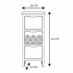 Les meilleures critiques de 🔥 The Home Deco Factory Chiffonnier 3 tiroirs Chic naturel et blanc turel clair 😉 -Accessoires pour la maison Soldes 3664944388418 3