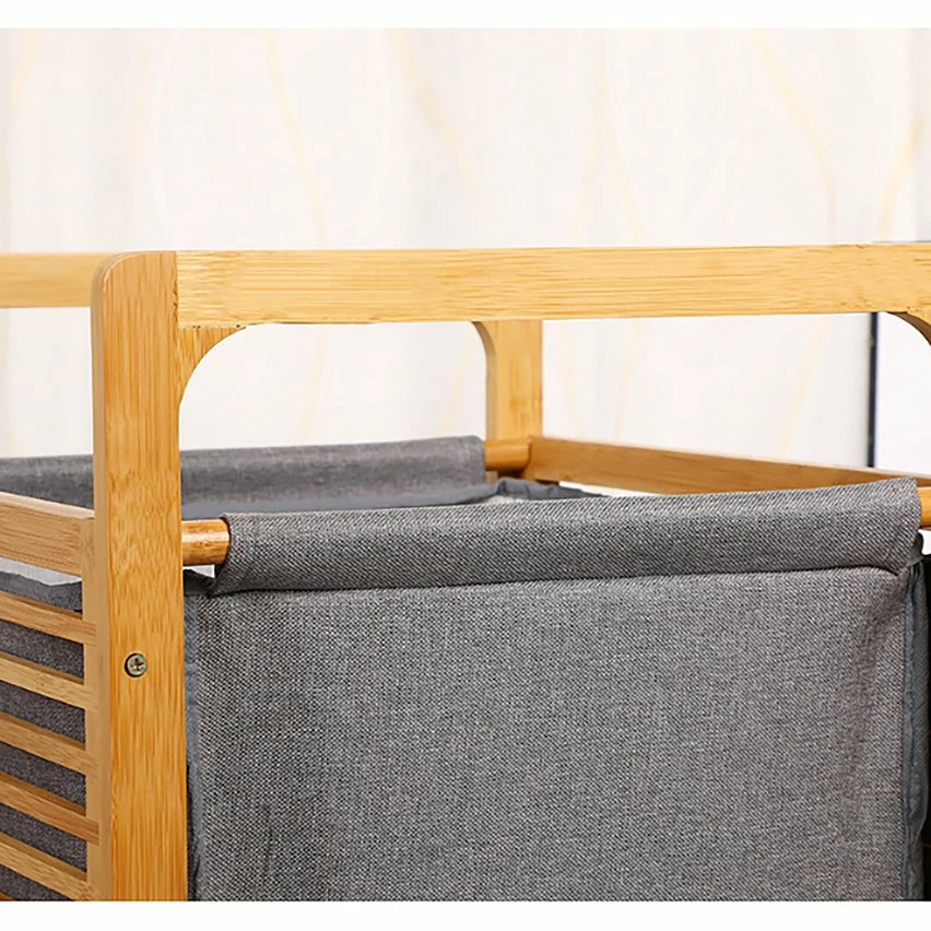 Budget 🔥 Panier à linge en bambou naturel et tissu gris 43l marty - bat-aj2g-115 - kitchen move ❤️ 8 Budget 🔥 Panier à linge en bambou naturel et tissu gris 43l marty - bat-aj2g-115 - kitchen move ❤️ – Image 6