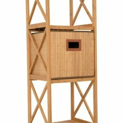 Remise ❤️ MSV Etagère Meuble de rangement 4 Niveaux en Bambou ❤️ 9 Remise ❤️ MSV Etagère Meuble de rangement 4 Niveaux en Bambou ❤️ -Accessoires pour la maison Soldes 3700281406245 4