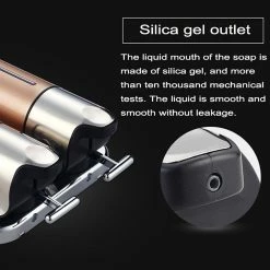 Meilleur prix ✨ Distributeur Savon Liquide Inoxydable Poussoir Double Réservoir 50Cl Transparent YONIS 😍 -Accessoires pour la maison Soldes 3700666594437 5 1