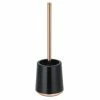 Meilleure affaire ⌛ MSV Brosse Wc avec support PS et PP cuivré LENA Noir 🎉 -Accessoires pour la maison Soldes 3700703901518 1