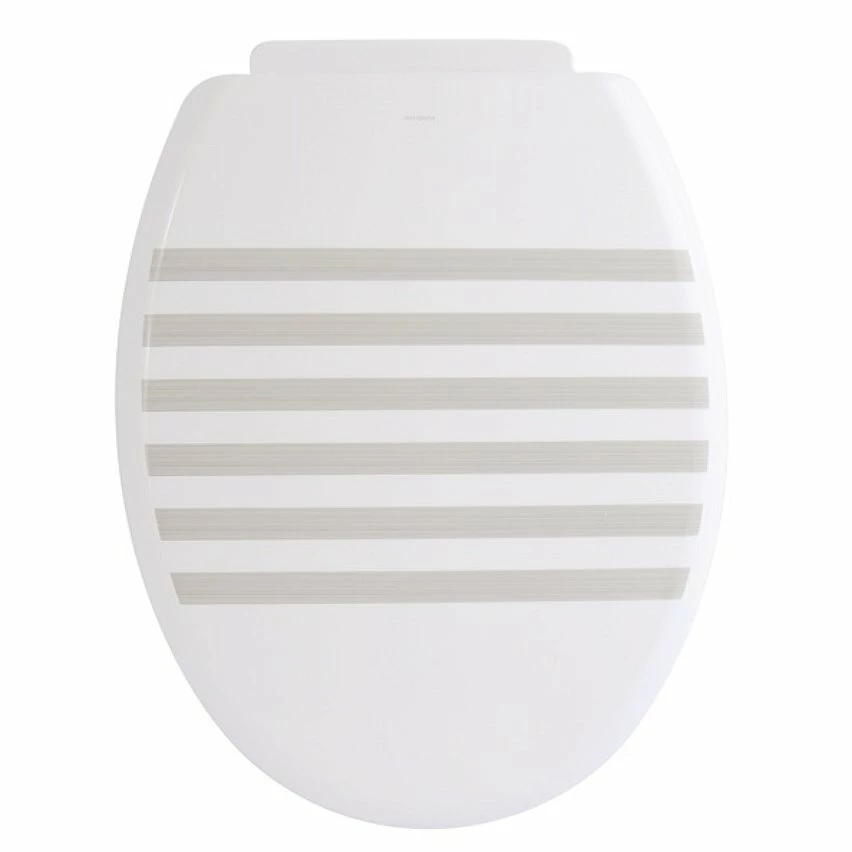 Promo ⌛ MSV Abattant WC PP SEAUVILLE Gris & Blanc - Charnières PS 😉 3 Promo ⌛ MSV Abattant WC PP SEAUVILLE Gris & Blanc - Charnières PS 😉