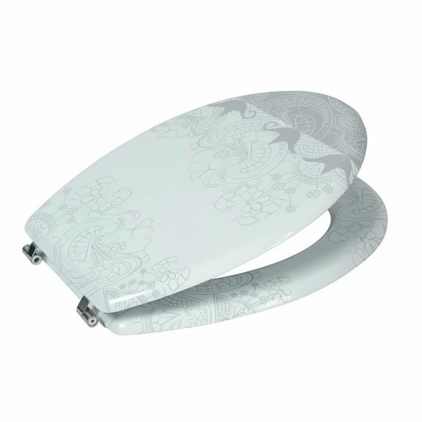 Le moins cher 🧨 MSV Abattant Wc MDF Aladdin Argent - Charnières Inox 🔥 5 Le moins cher 🧨 MSV Abattant Wc MDF Aladdin Argent - Charnières Inox 🔥 – Image 3