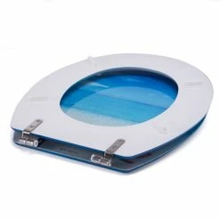 Vente flash 🥰 MSV Abattant WC MDF PARADISE Bleu - Charnières Inox 🥰 9 Vente flash 🥰 MSV Abattant WC MDF PARADISE Bleu - Charnières Inox 🥰 -Accessoires pour la maison Soldes 3700703943556 3