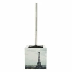 Meilleur prix 🎁 MSV Brosse Wc avec support MDF & Inox Tour Eiffel 💯