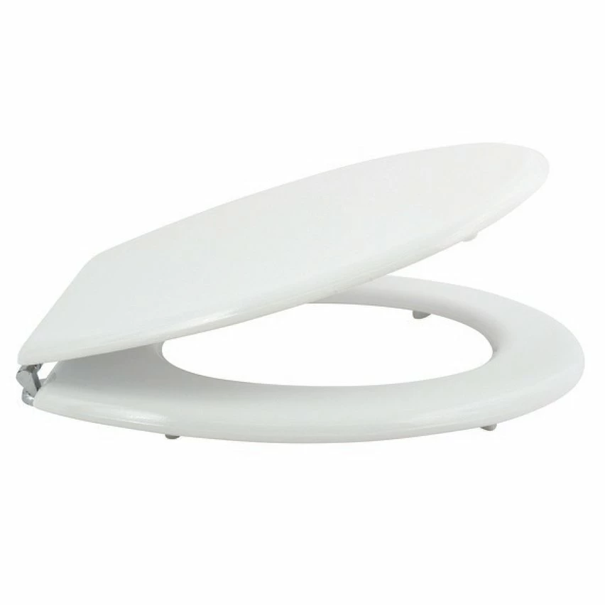 Remise ❤️ MSV Abattant WC MDF Blanc - Charnières Zinc 👍 4 Remise ❤️ MSV Abattant WC MDF Blanc - Charnières Zinc 👍 – Image 2