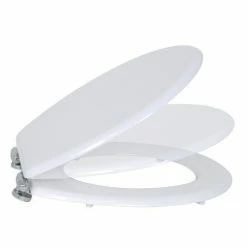 Promo 🎉 MSV Abattant WC MDF Blanc - Charnières Zinc 🛒 6 Promo 🎉 MSV Abattant WC MDF Blanc - Charnières Zinc 🛒 -Accessoires pour la maison Soldes 3700703954798 2