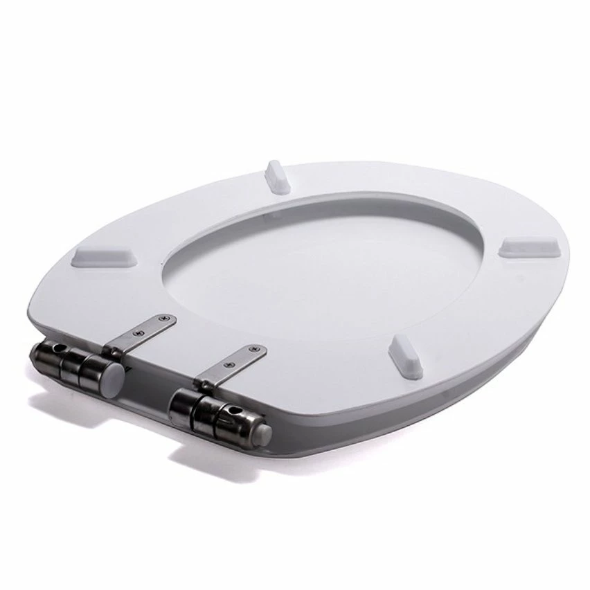 Promo 🎉 MSV Abattant WC MDF Blanc - Charnières Zinc 🛒 5 Promo 🎉 MSV Abattant WC MDF Blanc - Charnières Zinc 🛒 – Image 3