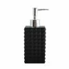 Budget 🌟 MSV Distributeur de savon Polyrésine KUBIK Noir 😀 -Accessoires pour la maison Soldes 3700703955450 1