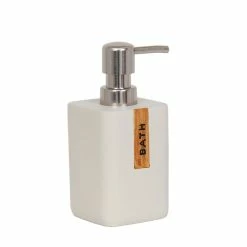 Offres 🧨 MSV Distributeur de savon Ciment IGUACU Blanc ⌛