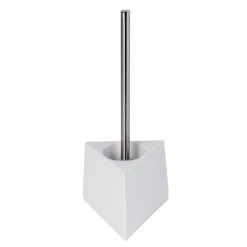 Coupon 🔥 MSV Brosse Wc avec support Polyresine SUEZ Blanc 🎉