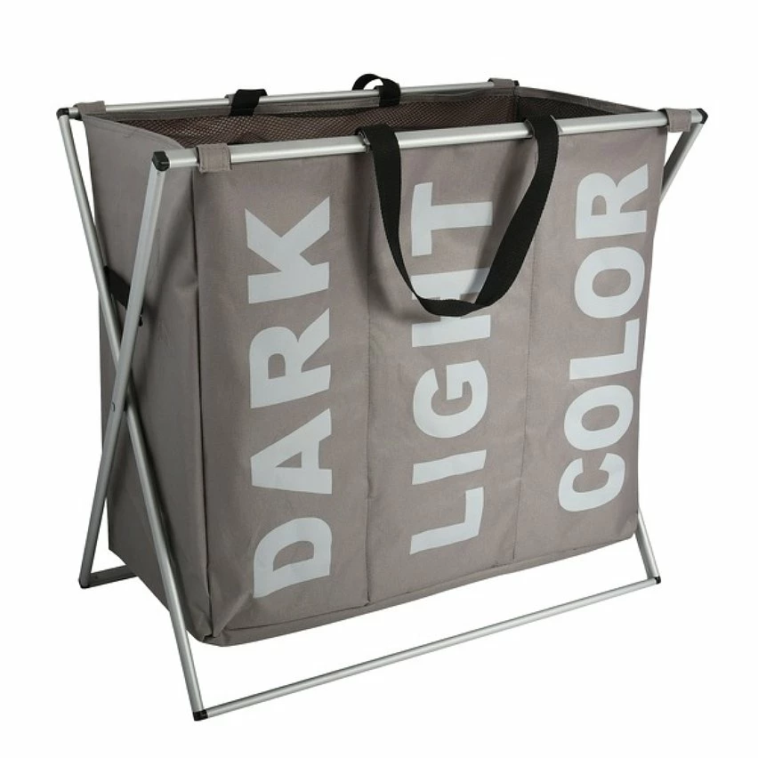 Promo 🔔 MSV Panier à linge DARK LIGHT COLOR Taupe 🥰 3 Promo 🔔 MSV Panier à linge DARK LIGHT COLOR Taupe 🥰