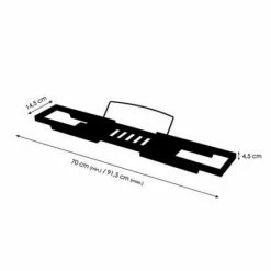 Sortie ⭐ MSV Pont de baignoire Bambou 🔔 -Accessoires pour la maison Soldes 3700703994206 3