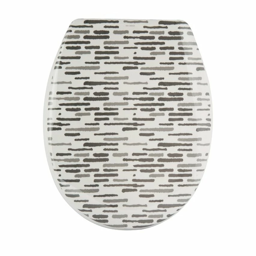 Bon marché 😀 MSV Abattant WC Thermo Dur LOFT Gris & Blanc - Charnières PS 🔥 3 Bon marché 😀 MSV Abattant WC Thermo Dur LOFT Gris & Blanc - Charnières PS 🔥