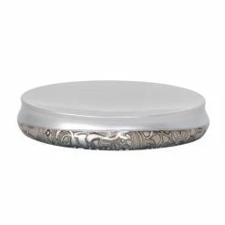 Nouveau 😀 MSV Porte Savon Polyrésine ALADDIN Argent 🌟