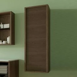 Promo 🎁 ByCA Colonne suspendue réversible Lag - Aspect marron glacé 120 cm - 3 étagères 😍