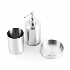 Coupon 🌟 Set De Salle De Bain 3 Pieces En Inox Sdb3 De La Marque Harper 🧨