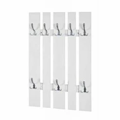 Tout neuf 👏 Paris prix Patère Murale Déco "Cassis" 100cm Blanc ✔️