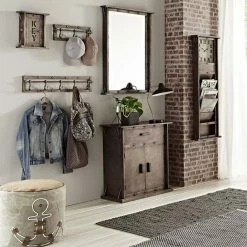 Coupon 🛒 Paris prix Patère Murale 7 Crochets "Écritoire" 65cm Naturel 🔥 -Accessoires pour la maison Soldes 4001070158901 4 1