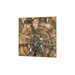 Grosses soldes 🎁 Alo Patere murale, MDF, Imprimé par UV, 5 Crochets en acier, 60 x 9 x 60 cm, 17867 🎉