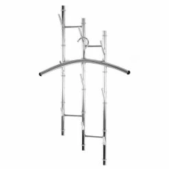 Le moins cher 🔥 Paris prix Patère Murale 9 Crochets "Danna" 80cm Argent ⭐