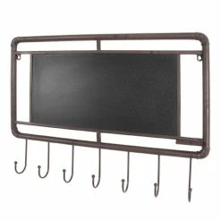 Coupon 🛒 Paris prix Patère Murale 7 Crochets "Écritoire" 65cm Naturel 🔥