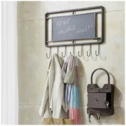 Coupon 🛒 Paris prix Patère Murale 7 Crochets "Écritoire" 65cm Naturel 🔥 -Accessoires pour la maison Soldes 4001070289940 5