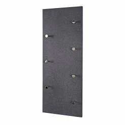 Coupon ⭐ Paris prix Patère Murale 7 Crochets Déco "Granit" 80cm Gris 👏