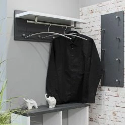 Coupon ⭐ Paris prix Patère Murale 7 Crochets Déco "Granit" 80cm Gris 👏 7 Coupon ⭐ Paris prix Patère Murale 7 Crochets Déco "Granit" 80cm Gris 👏 -Accessoires pour la maison Soldes 4001070425508 3