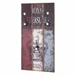 Promo ❤️ Paris prix Patère Murale 3 Crochets "Royals" 80cm Multicolore 🎁