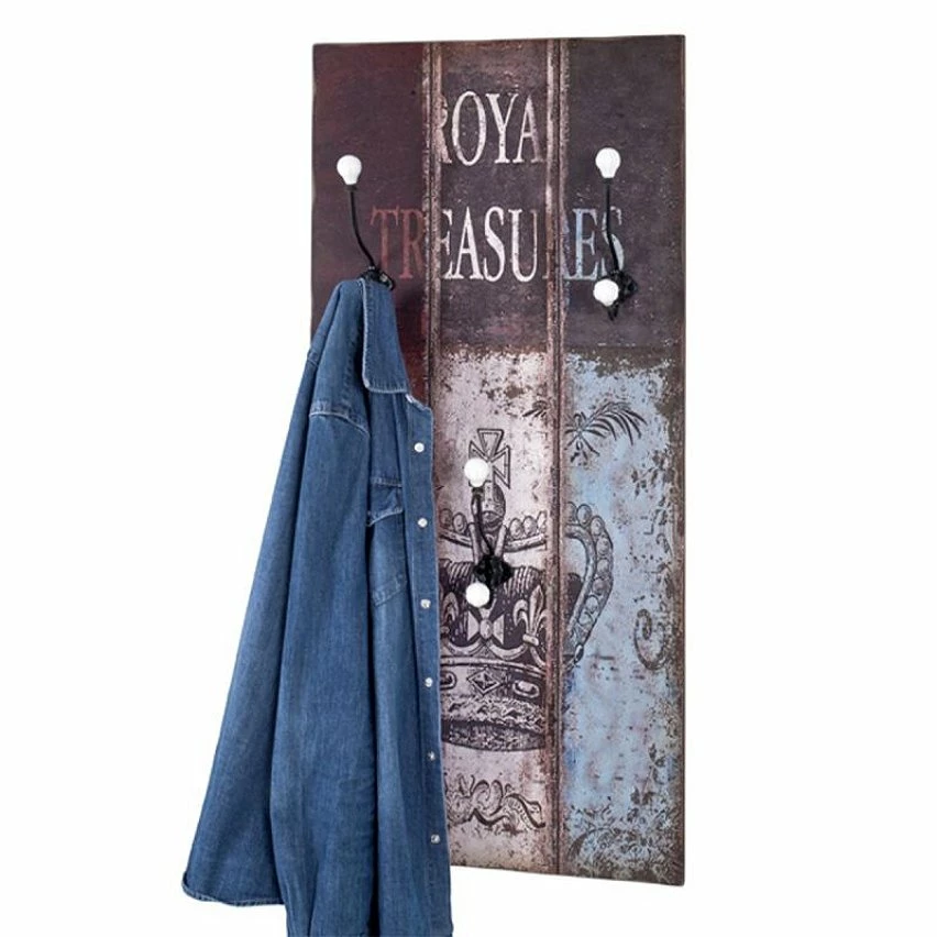 Remise 🔥 Paris prix Patère Murale 4 Crochets "Royals" 100cm Multicolore 🤩 4 Remise 🔥 Paris prix Patère Murale 4 Crochets "Royals" 100cm Multicolore 🤩 – Image 2