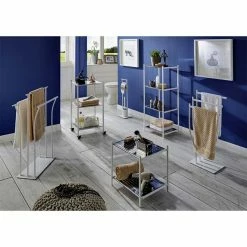 Remise 😍 Paris prix Dérouleur WC en Métal Design "Ethan" 69cm Argent 🤩 -Accessoires pour la maison Soldes 4001070453440 3