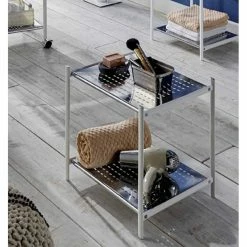 Le moins cher 🔔 Paris prix Étagère 2 Niveaux Design "Ethan" 41cm Argent ⭐ 5 Le moins cher 🔔 Paris prix Étagère 2 Niveaux Design "Ethan" 41cm Argent ⭐ -Accessoires pour la maison Soldes 4001070453488 2