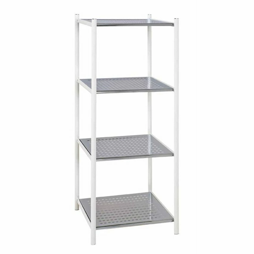 Remise ⌛ Paris prix Étagère 4 Niveaux Design "Ethan" 103cm Argent 🛒 3 Remise ⌛ Paris prix Étagère 4 Niveaux Design "Ethan" 103cm Argent 🛒