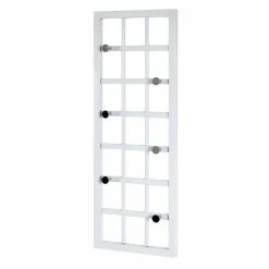 Grosses soldes 😉 Paris prix Patère Murale 6 Crochets "Grillage" 60cm Blanc Laqué ✨