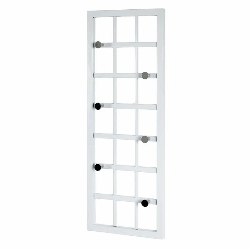 Grosses soldes 😉 Paris prix Patère Murale 6 Crochets "Grillage" 60cm Blanc Laqué ✨ 3 Grosses soldes 😉 Paris prix Patère Murale 6 Crochets "Grillage" 60cm Blanc Laqué ✨