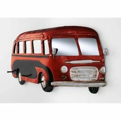 Le moins cher 😀 Paris prix Patère Murale Vintage "Bus" 79cm Rouge 👏